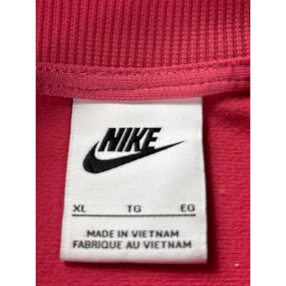 Nike Girls Track Jacket Size XL Full Zip Pink White Spellout - Picture 4 of 6